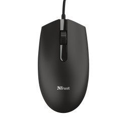 TRUST BASI/Kancelárska/Optická/1 200 DPI/Drôtová USB/Čierna