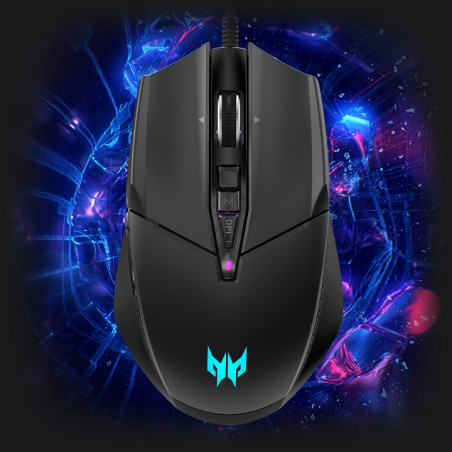 Acer PREDATOR CESTUS 335/Herná/Optická/Pre pravákov/19 000 DPI/Drôtová USB/Čierna