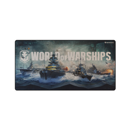 Herná podložka pod myš Genesis CARBON 500 WORLD of WARSHIPS ARMADA, MAXI 90x45cm
