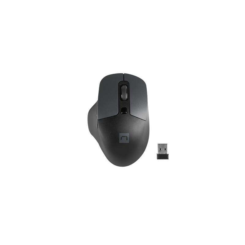 Natec optická myš BLACKBIRD 2/1600 DPI/Kancelárska/Optická/1 600 DPI/Bezdrôtová USB/Čierna