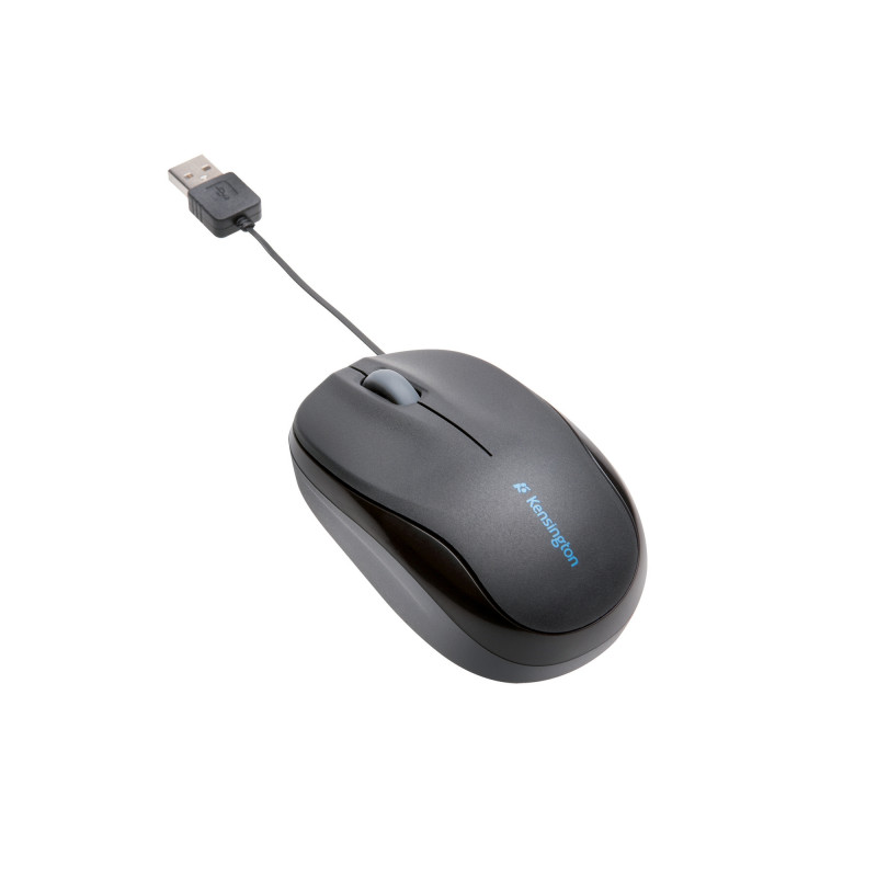 Kensington Pro Fit/Cestovná/Optická/Drôtová USB/Čierna