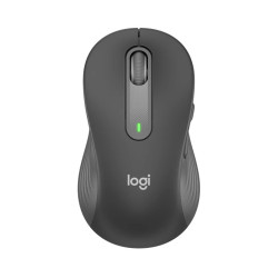 Logitech M650L/Kancelárska/Laserová/Pre ľavákov/Bezdrôtová USB + Bluetooth/Šedá