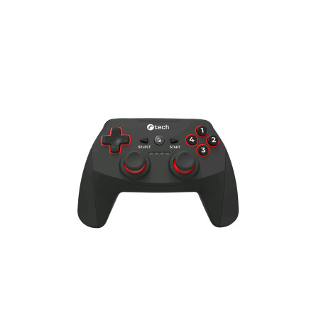 Gamepad C-TECH Khort pre PC/PS3/Android, 2x analóg, X-input, vibračný, bezdrôtový, USB