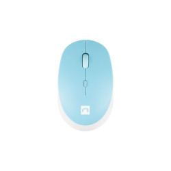 Natec optická myš HARRIER 2/1600 DPI/Kancelárska/Optická/1 600 DPI/Bezdrôtová Bluetooth/Svetlo modrá
