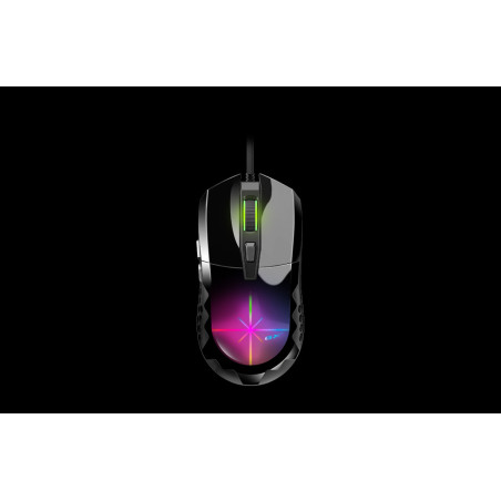 Genius Scorpion M715/Herná/Optická/Pre pravákov/7 200 DPI/Drôtová USB/Čierna