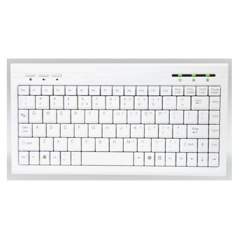 AMEI AM-K2001W/Drôtová USB/ CZ layout/Biela
