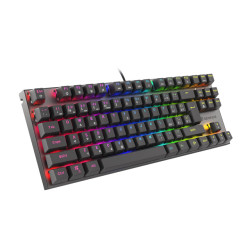 Genesis herná mechanická klávesnica THOR 303/TKL/RGB/Outemu Red/Drôtová USB/ CZ- SK layout/Čierna