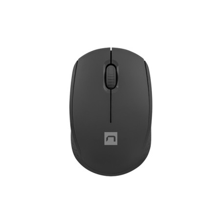 Myš Natec STORK/Kancelárska/Optická/1 600 DPI/Bezdrôtová USB/Čierna