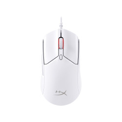 HyperX Pulsefire Haste 2/Herná/Optická/Pre pravákov/26 000 DPI/Drôtové USB-A/Biela