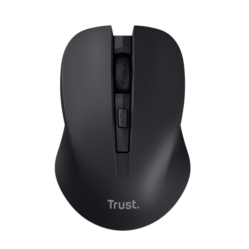 Trust Mydo/Kancelárska/Optická/1 800 DPI/Bezdrôtová USB/Čierna
