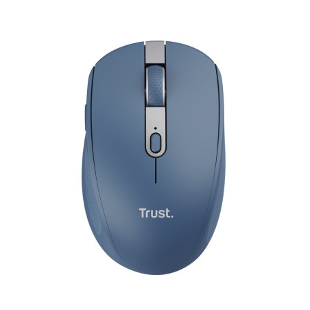Trust Ozaa/Kancelárska/Optická/Pre pravákov/3 200 DPI/USB+BT/Modrá