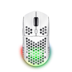 Trust Gaming GXT 929W Helox/Herná/Optická/Pre pravákov/4 800 DPI/Bezdrôtová USB/Biela