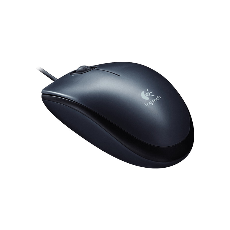 Logitech M90/Kancelárska/Optická/1 000 DPI/Drôtová USB/Čierna