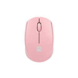 Myš Natec STORK/Kancelárska/Optická/1 600 DPI/Bezdrôtová USB/Ružová