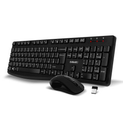 EVOLVEO K1050, tichý set bezdr. klávesnica a