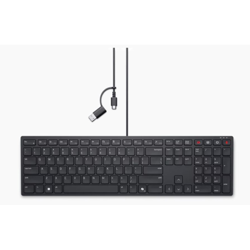 Dell drôtová klávesnica KB525C UA USB/USB-C