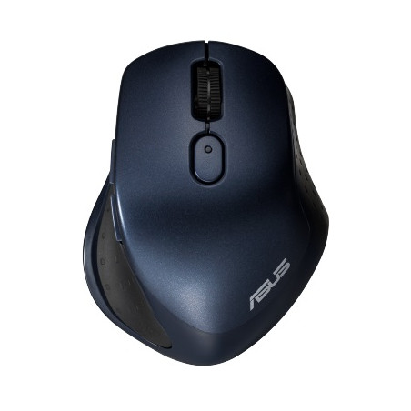 ASUS MW203 Multi-Device Wireless Silent Mouse/Ergonomická/Optická/Pre pravákov/2 400 DPI/USB+BT/Modrá