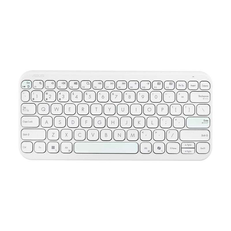 ASUS Marshmallow KW100/Bezdrôtové Bluetooth/CZ/SK/Biela