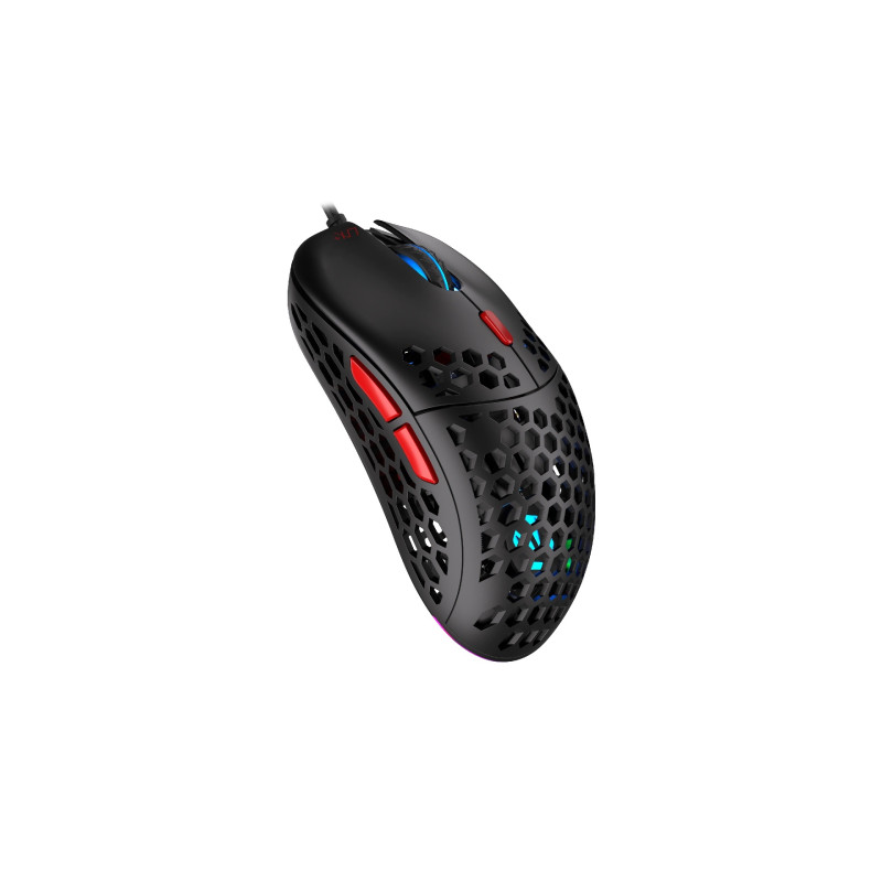 Endorfy LIX Plus/Herná/Optická/Pre pravákov/19 000 DPI/Drôtové USB-A/Čierna