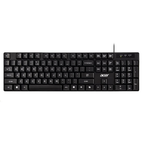 Acer AKW100/Drôtové USB-A/ CZ- SK layout/Čierna