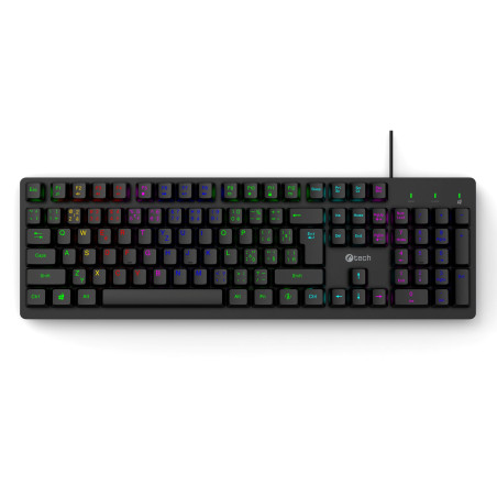 Herná klávesnica C-TECH Riven (GKB-16), RGB, USB