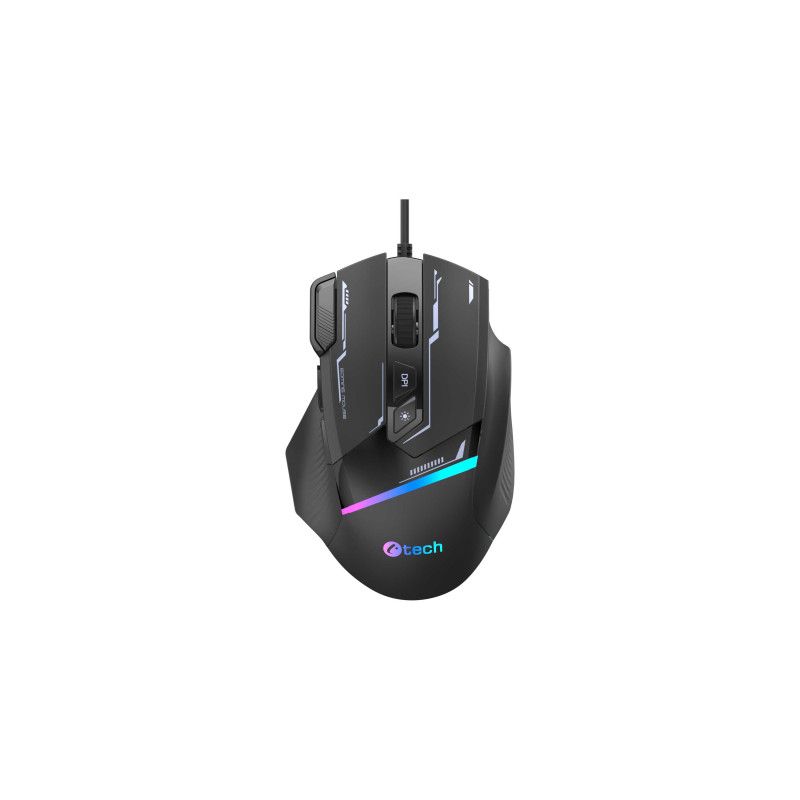Herná myš C-TECH Zyra (GM-16), 7200 DPI, RGB, USB