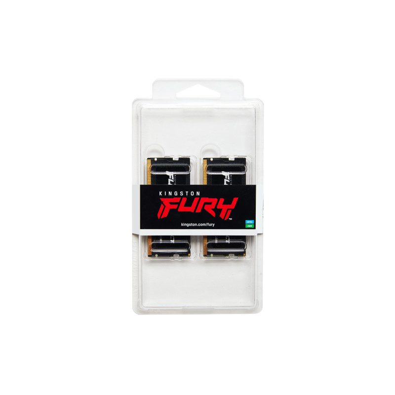 Kingston FURY Impact/SO-DIMM DDR5/32GB/4800MHz/CL38/2x16GB/Black
