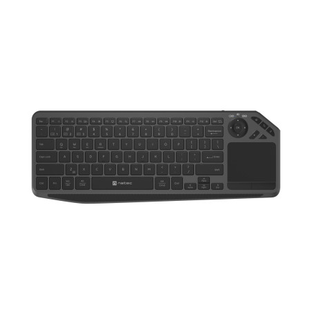 Bezdrôtová klávesnica pre Smart TV Natec TURBOT 2/USB+BT/US/Čierna