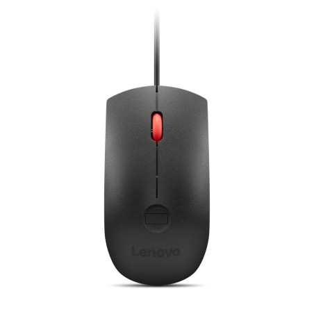 Lenovo Fingerprint Biometric USB Mouse Gen 3/Kancelárska/Optická/2 000 DPI/Drôtové USB-A/Čierna