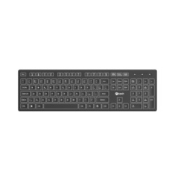 Klávesnica C-TECH KB-201-BL, nízkoprofilová,