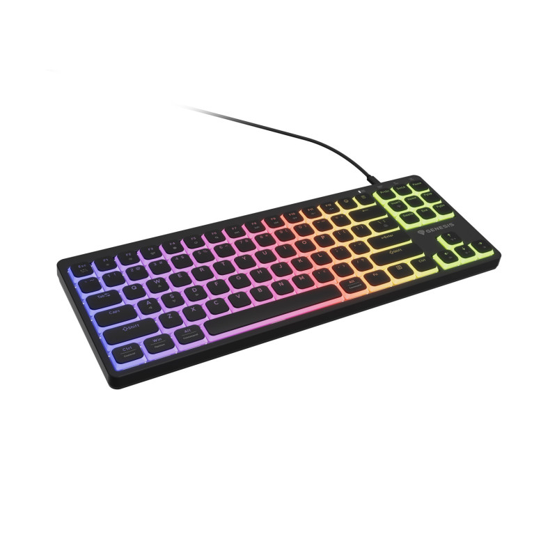 Mechanická herná klávesnica Genesis THOR 430 TKL/Drôtové USB-A/US/Čierna
