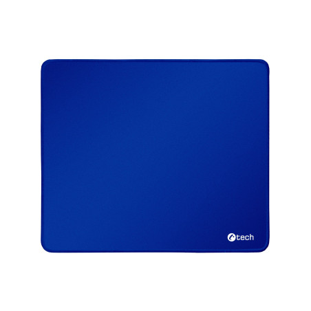 Podložka pod myš C-TECH MP-01, modrá, 320x270x4mm, obšité okraje