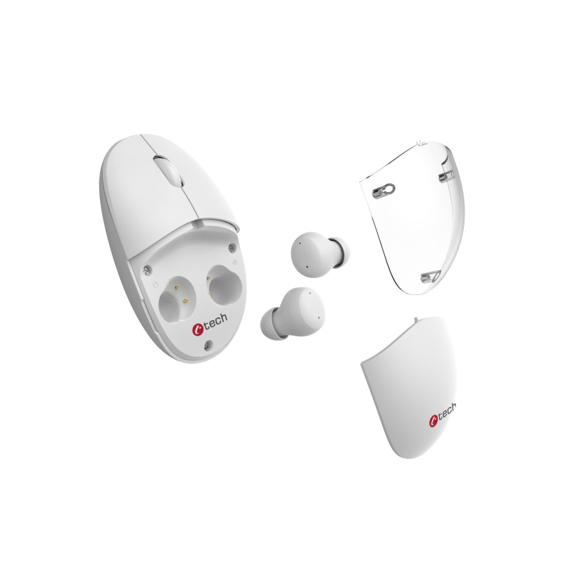 Myš s TWS slúchadlami C-TECH WLM-21 Dual mode,