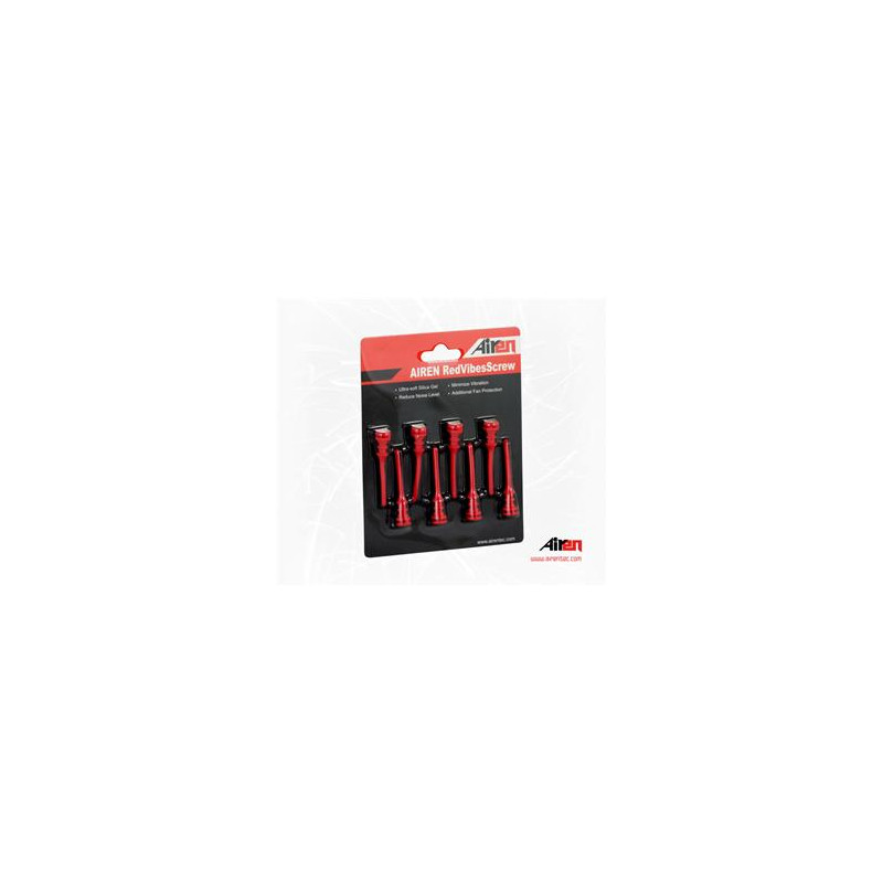 AIREN RedVibes Screw (8pcs Red color pack)