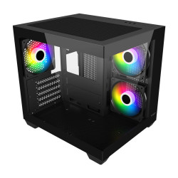 FSP S140-BA/SFF & Desktop/Transpar./Čierna