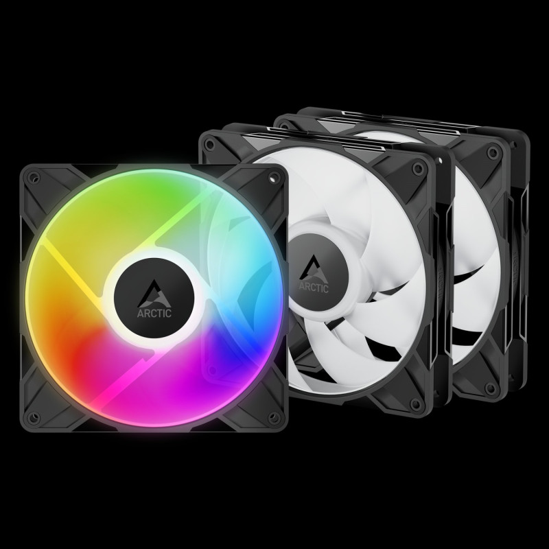 ARCTIC P14 Pro A-RGB (3 kusy) - 140mm A-RGB PWM ventilátor s rozdeľovačom káblov