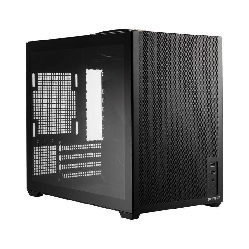 FSP S210-B/Micro ATX/Transpar./Čierna