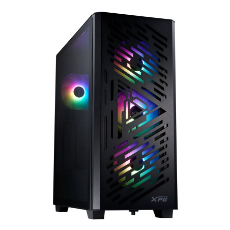 Adata XPG LANDER 501/Midi Tower/Transpar./Čierna