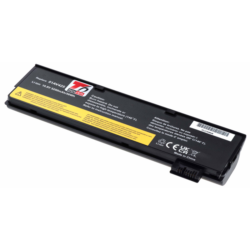 Batéria T6 Power Lenovo ThinkPad T470, T480, T570, T580, P51s, P52s, 5200mAh, 58Wh, 6cell