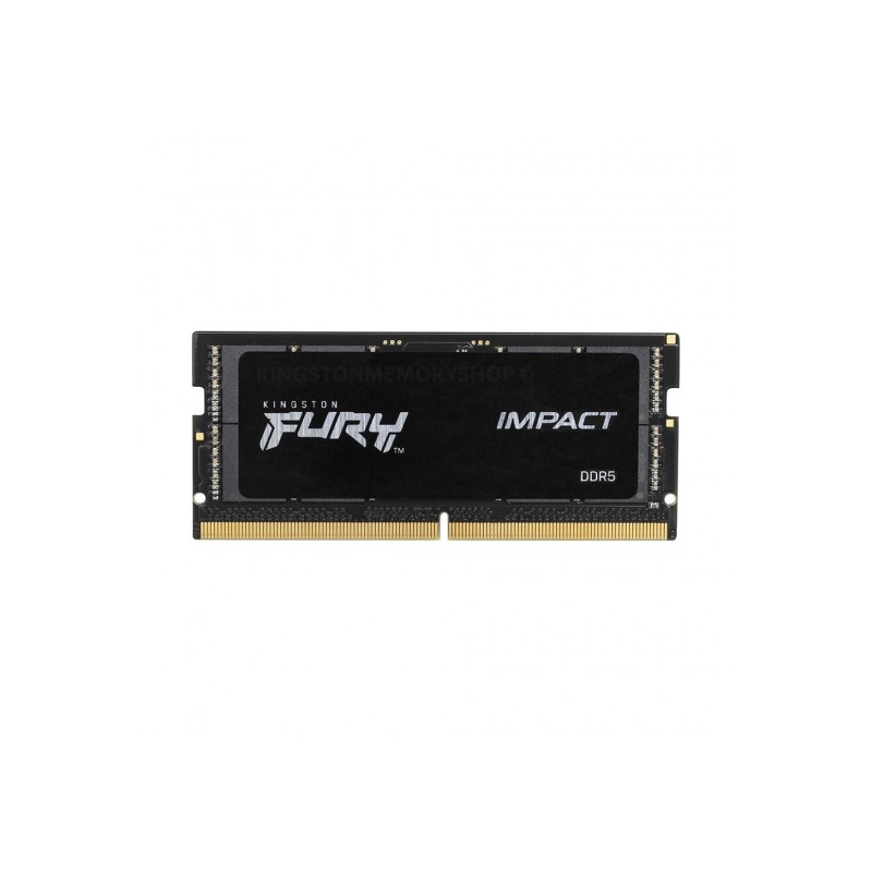 Kingston FURY Impact/SO-DIMM DDR5/16GB/6400MHz/CL38/1x16GB/Black