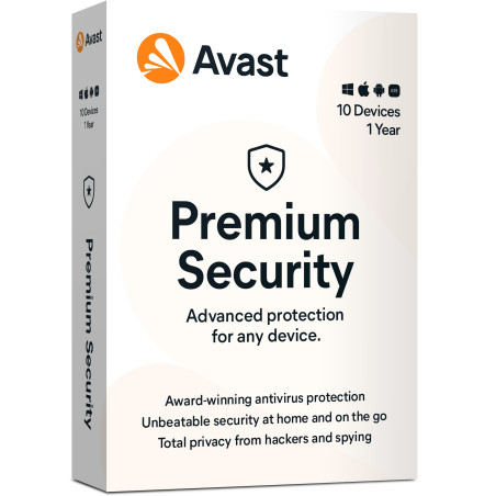 AVAST Premium Security MultiDevice, až 10 pripojení 1 Year