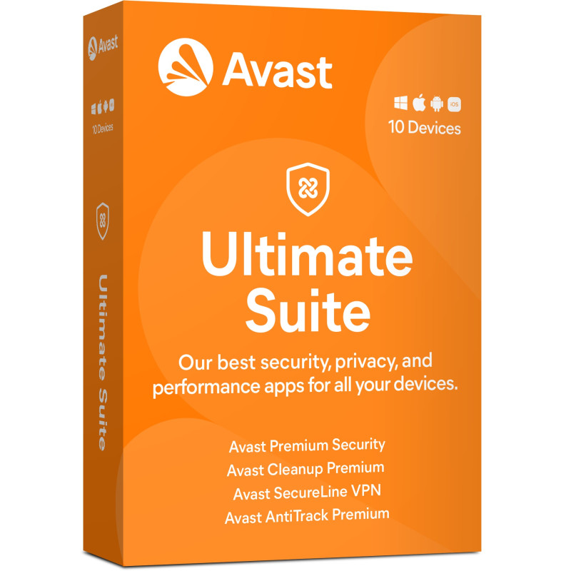 AVAST Ultimate MD up to 10 connections 3Y