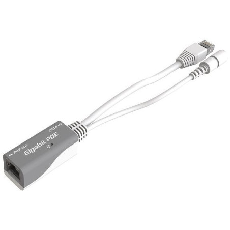Mikrotik pasívny gigabit PoE injektor s LED indikáciou
