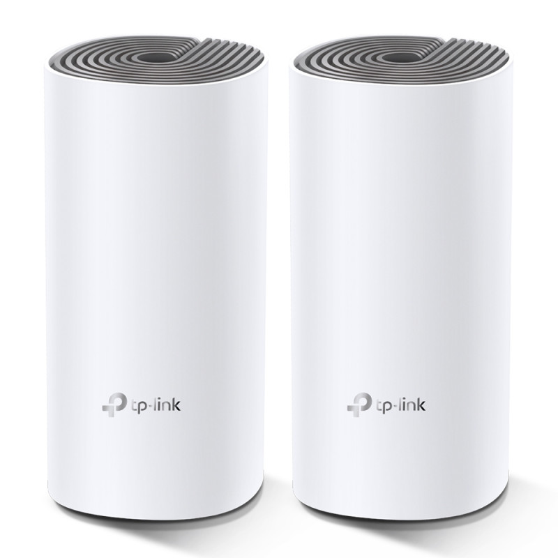 TP-Link AC1200 Whole-home Mesh WiFi System Deco E4 (2-pack), 2x10/100 RJ45