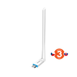 Tenda U2v5 AX300 WiFi 6 USB adaptér, 286 Mb/s, 802.11ax/b/g/n, 6 dBi, Soft AP, Win 7/10/11, Linux