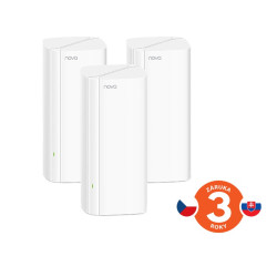 Tenda Nova EX12 (3-pack) WiFi6 AX3000 Mesh Gigabit systém, 9xGLAN/GWAN, WPA3, VPN, SMART CZ aplikácie
