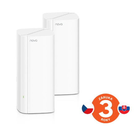 Tenda Nova EX12 (2-pack) WiFi6 AX3000 Mesh Gigabit systém, 6xGLAN/GWAN, WPA3, VPN, SMART CZ aplikácie