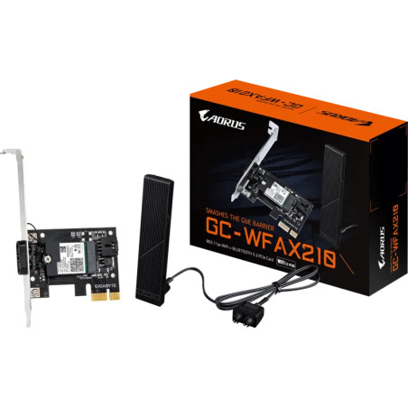 GIGABYTE PCI-E Wifi+BT 2400MBps 6E AX210 EZ-Plug