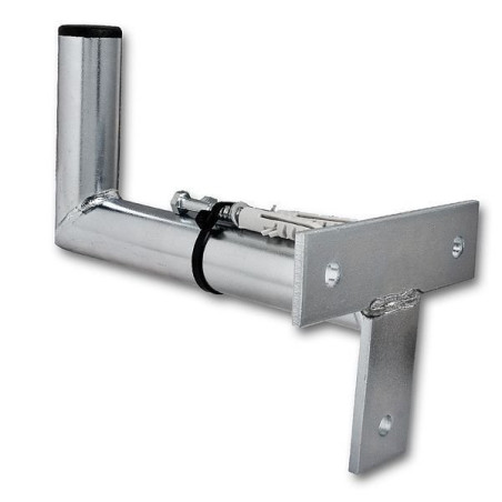 Anténny držiak na stenu 15cm T, priemer 32mm (+ hmoždiny a vruty)