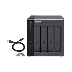 QNAP TR-004 rozširovacia jednotka pre PC alebo QNAP NAS (4x SATA / 1 x USB 3.0 typu C)